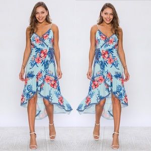 Polynesian Paradise Floral Dress